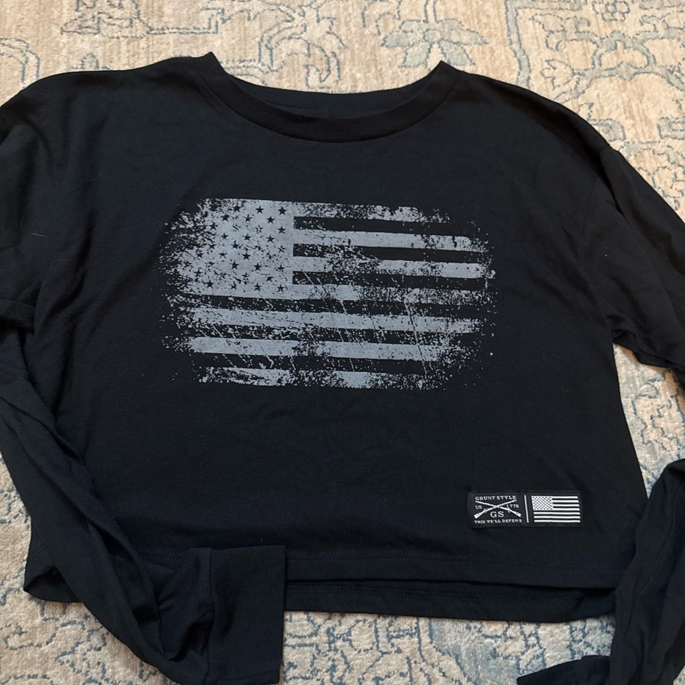 Grunt Style Black Graphic Long Sleeve